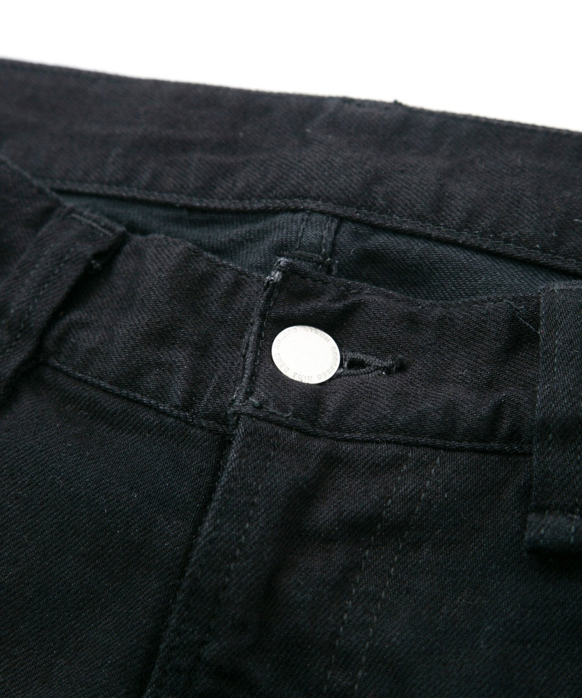 11oz オーガニックコットン ストレッチデニム TIGHT JOE2 タイトストレート ワンウォッシュ - BLACK-6