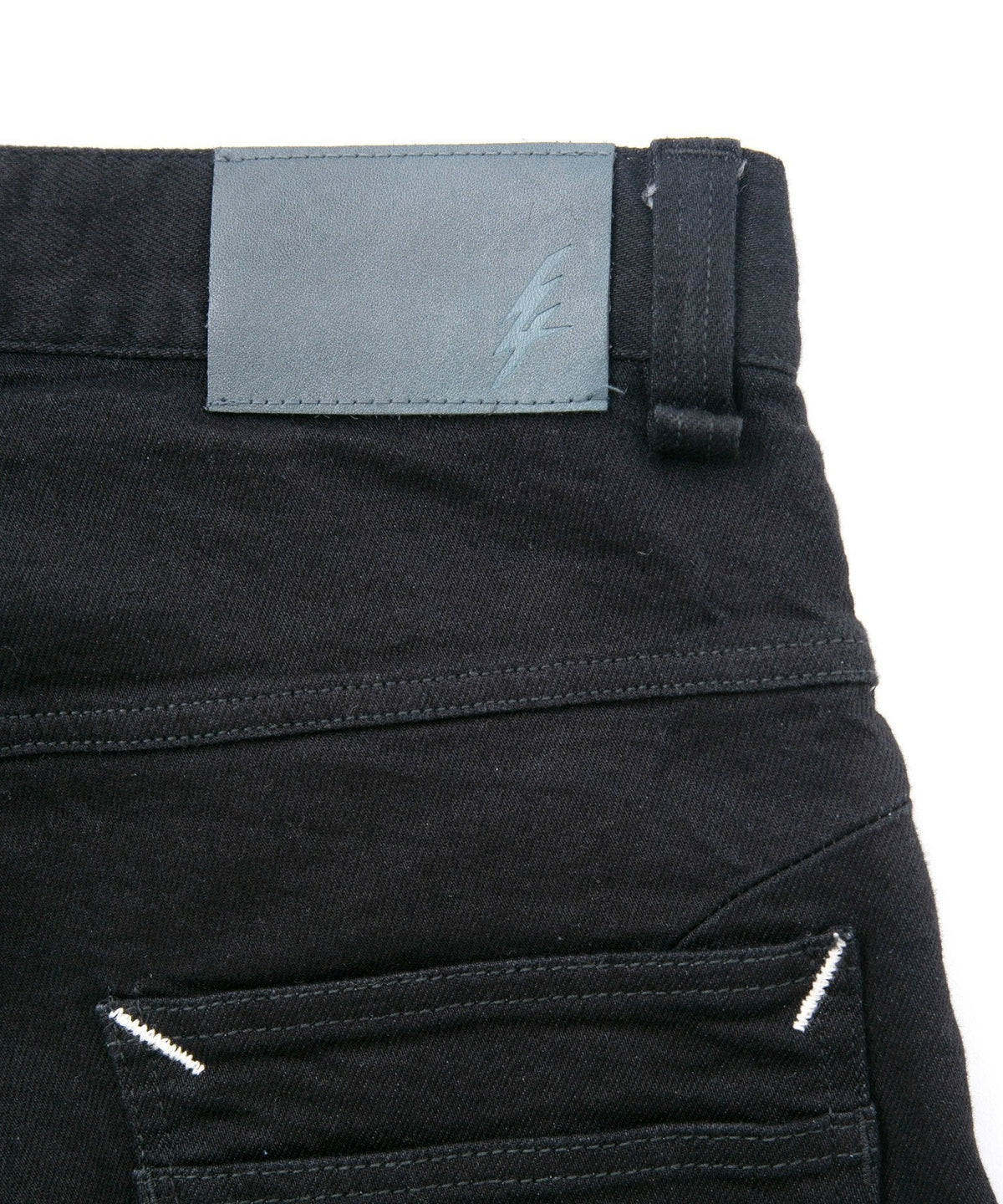 11oz オーガニックコットン ストレッチデニム TIGHT JOE1 タイトストレート ワンウォッシュ - BLACK-12