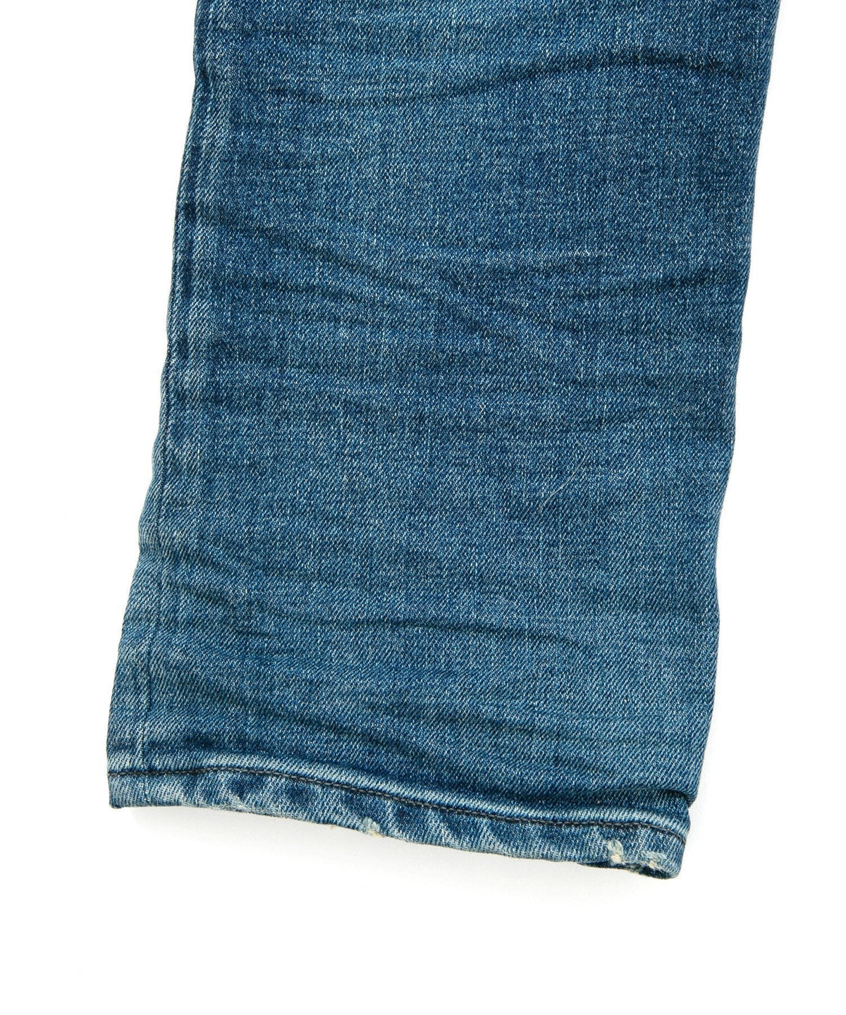 12.5oz オーガニックコットン ストレッチデニム TIGHT JOE タイトストレート ユーズド加工 - INDIGO-15