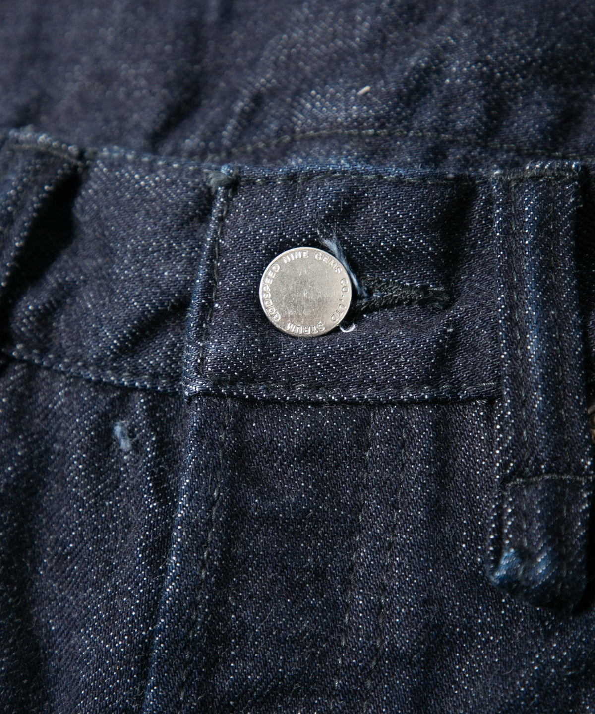 14oz ディープブルー ヘビーセルヴィッチ デニム 1977 レギュラーストレート ワンウォッシュ加工 - INDIGO-10