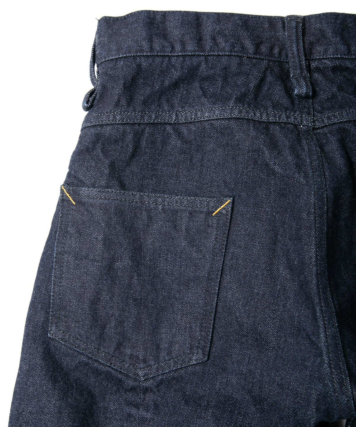 14oz ディープブルー ヘビーセルヴィッチ デニム 1977 レギュラーストレート ワンウォッシュ加工 - INDIGO-12