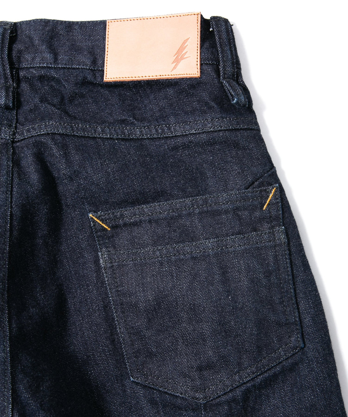 14oz ディープブルー ヘビーセルヴィッチ デニム 1977 レギュラーストレート ワンウォッシュ加工 - INDIGO-13