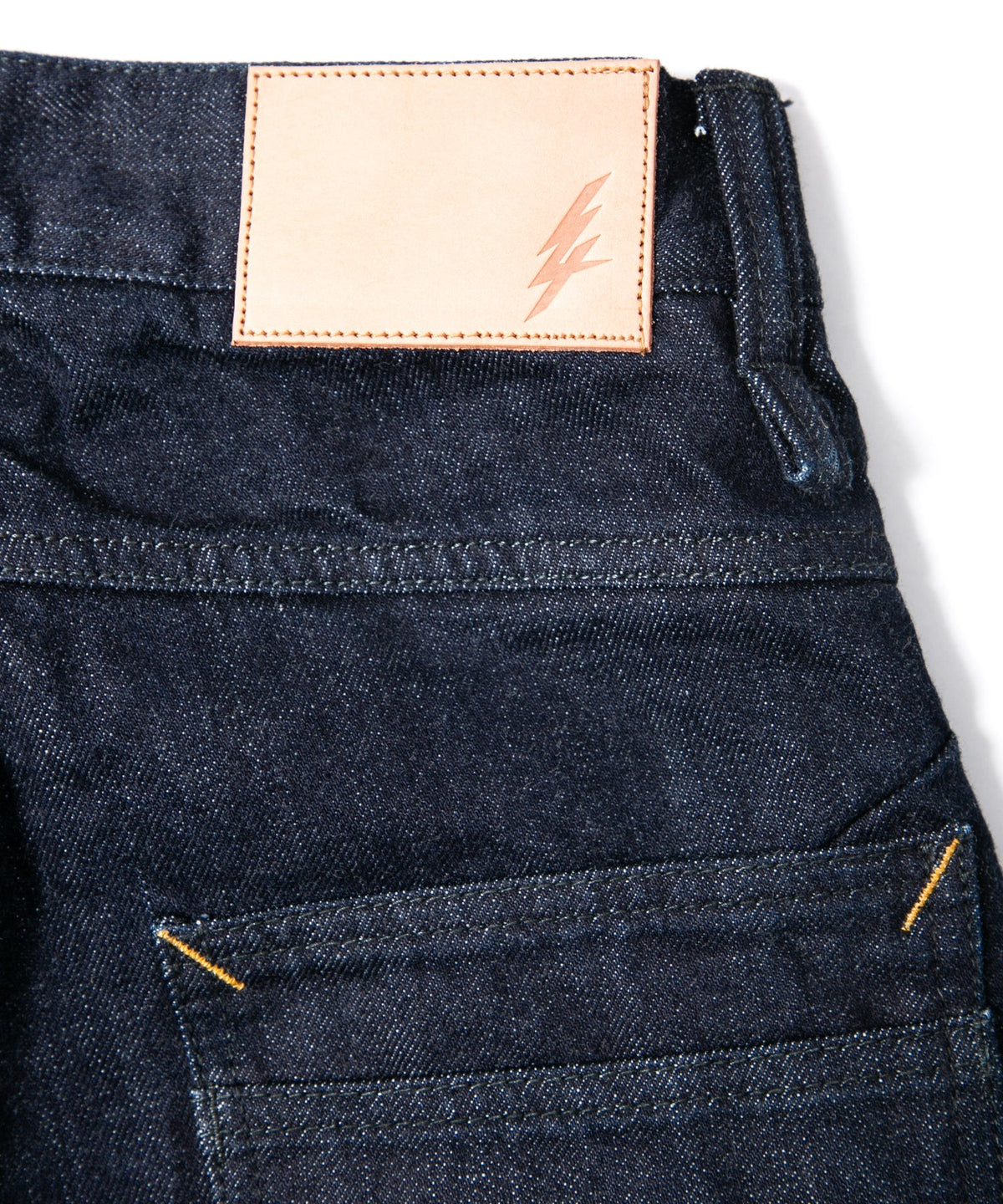 14oz ディープブルー ヘビーセルヴィッチ デニム 1977 レギュラーストレート ワンウォッシュ加工 - INDIGO-14