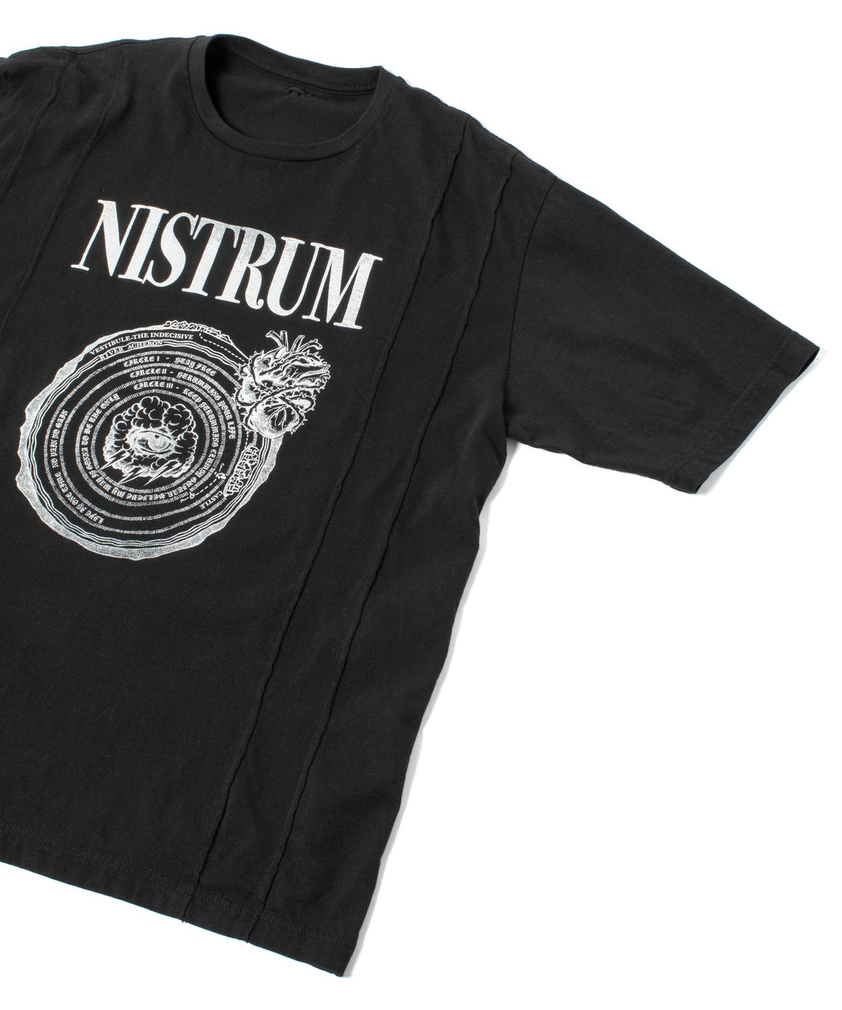 30/- ナチュラルソフト天竺 NISTRUM ワイド Tシャツ - BLACK-6