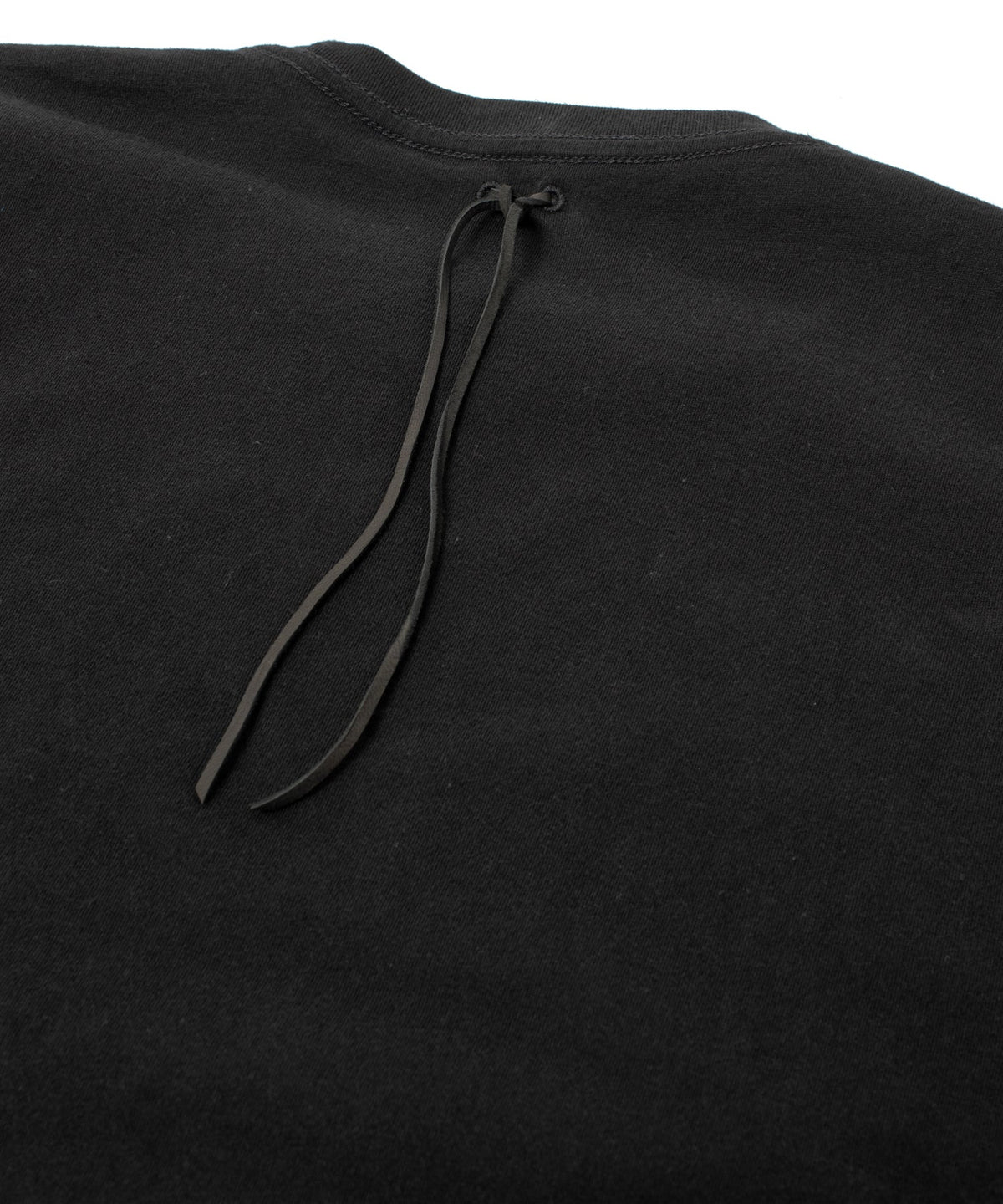 30/- ナチュラルソフト天竺 NISTRUM ワイド Tシャツ - BLACK-8