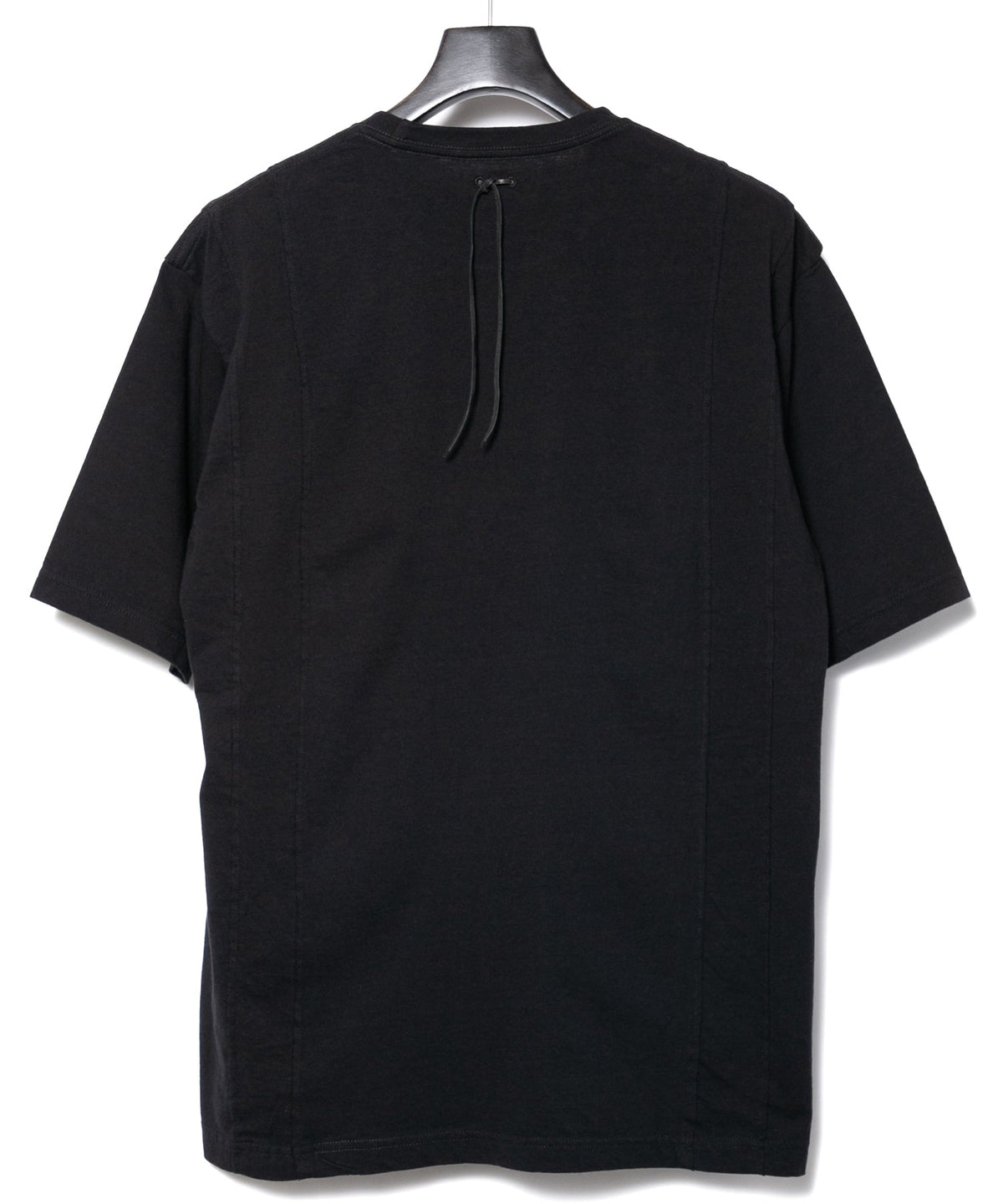 30/- ナチュラルソフト天竺 ワイド Tシャツ（オーバーサイズ） - BLACK