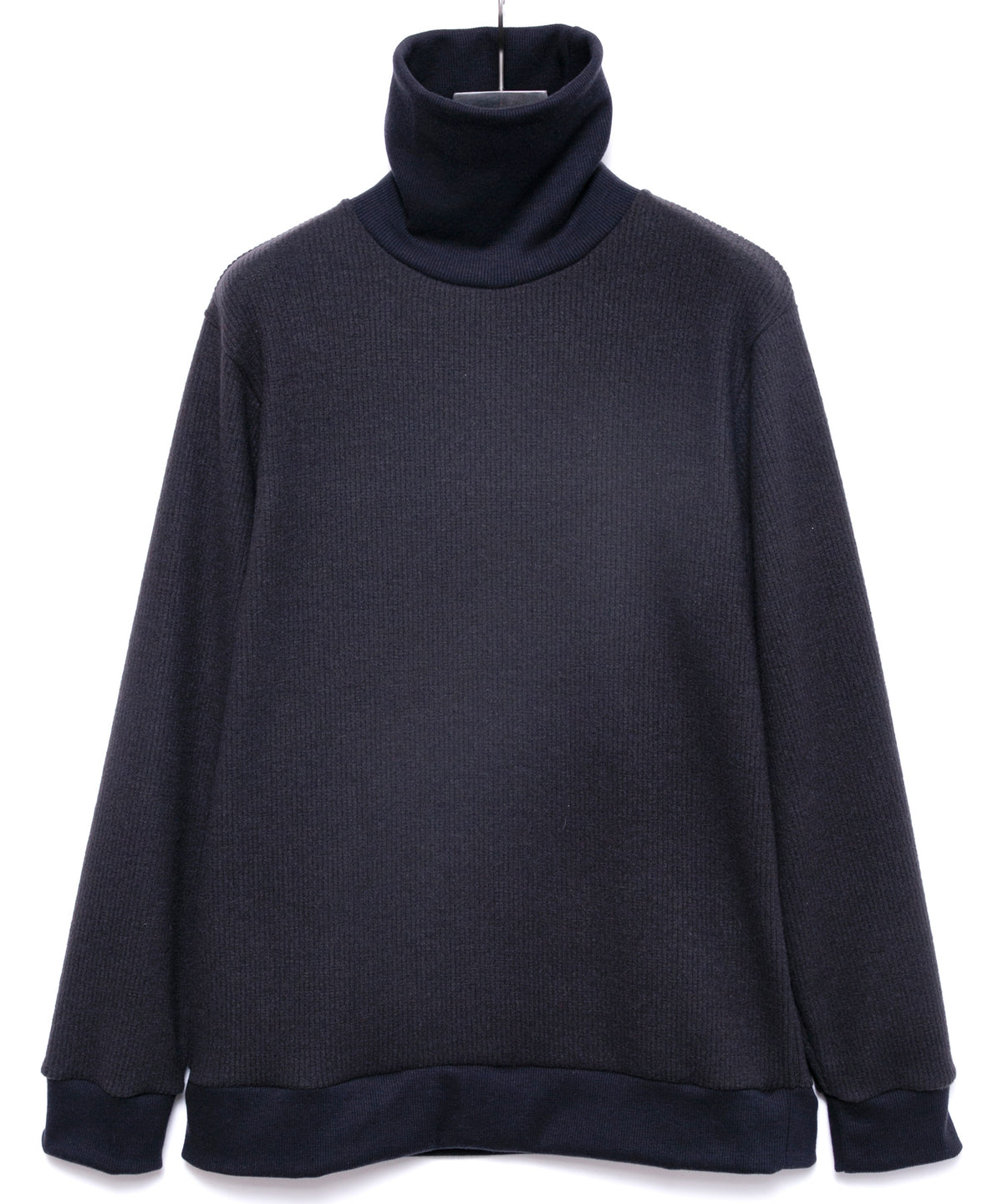 アクリルウールニット タートルーネック ニットソー - DARK GRAY