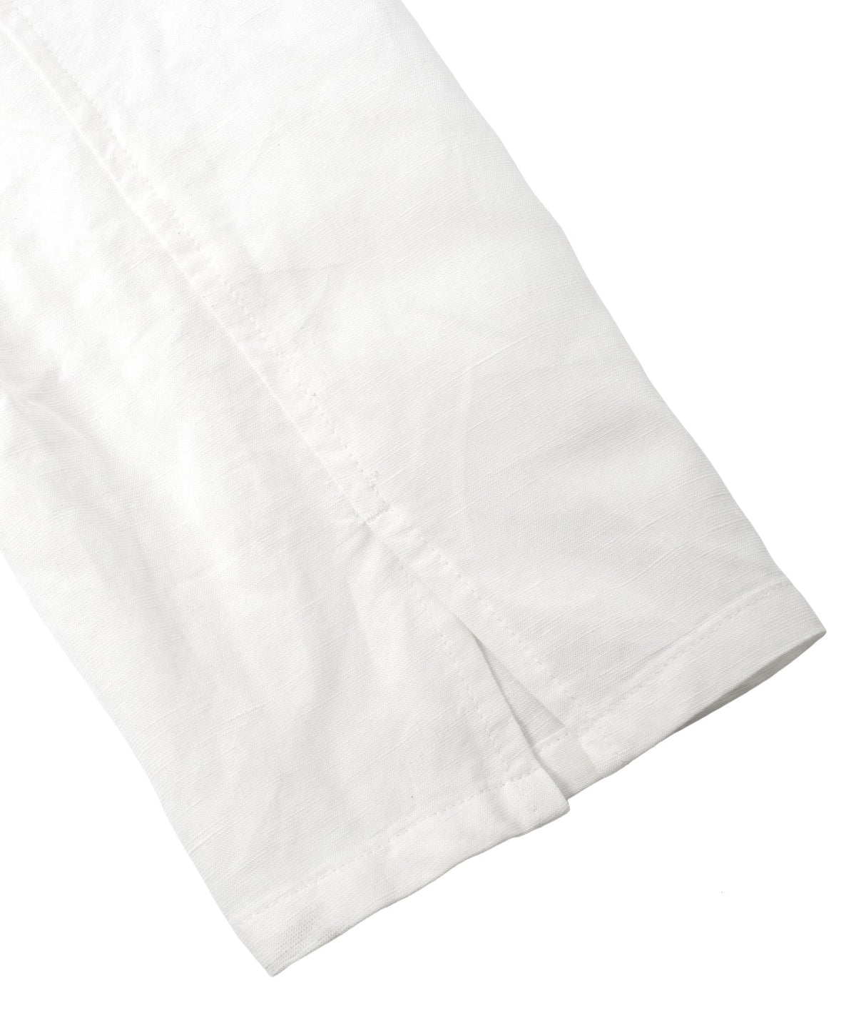 レーヨン リネン トロピカル ウォッシュ タンブラー仕上げ L/S スキッパーシャツ  - WHITE-5