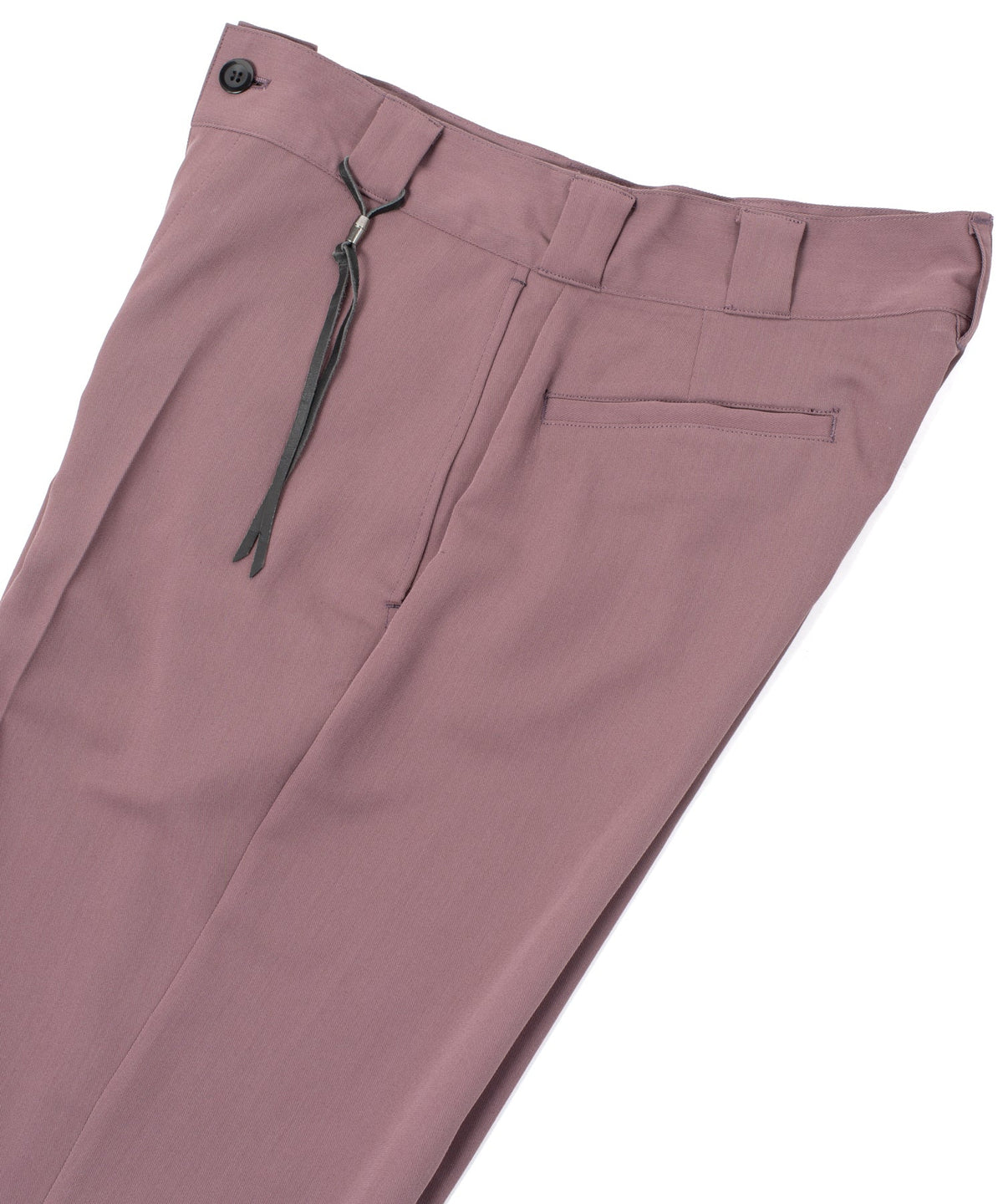 コットン ポリエステル高機能 ツイル スケーター チノパンツ - PLUM-10