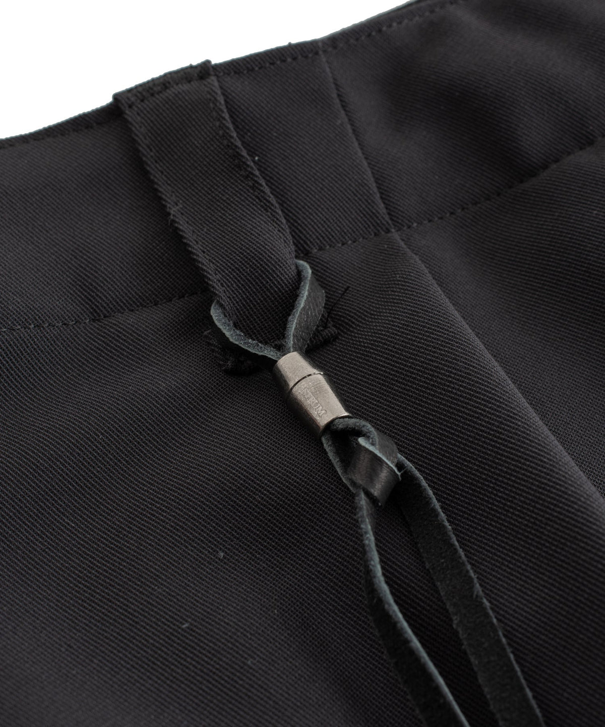 コットン ポリエステル高機能 ツイル リバース パジャマパンツ - BLACK-4