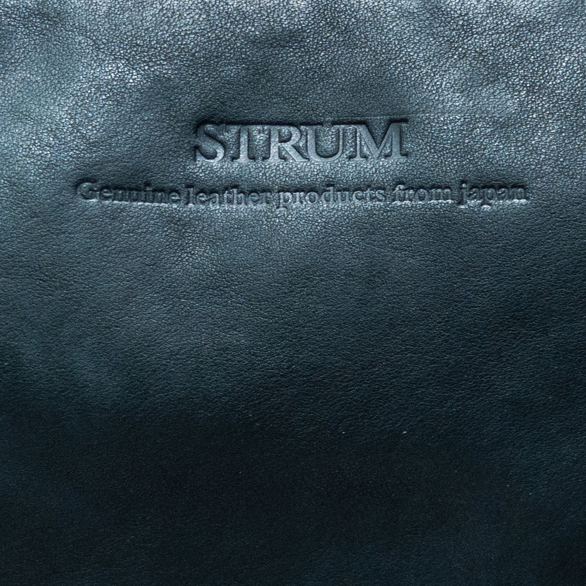 STRUM distortion限定 フルベジタブルタンニン鞣し ジャパン べンズ Burning Dyed - 燃焼製品染め HIGH THROTTLE ボディーバッグ - IRON NAVY-7