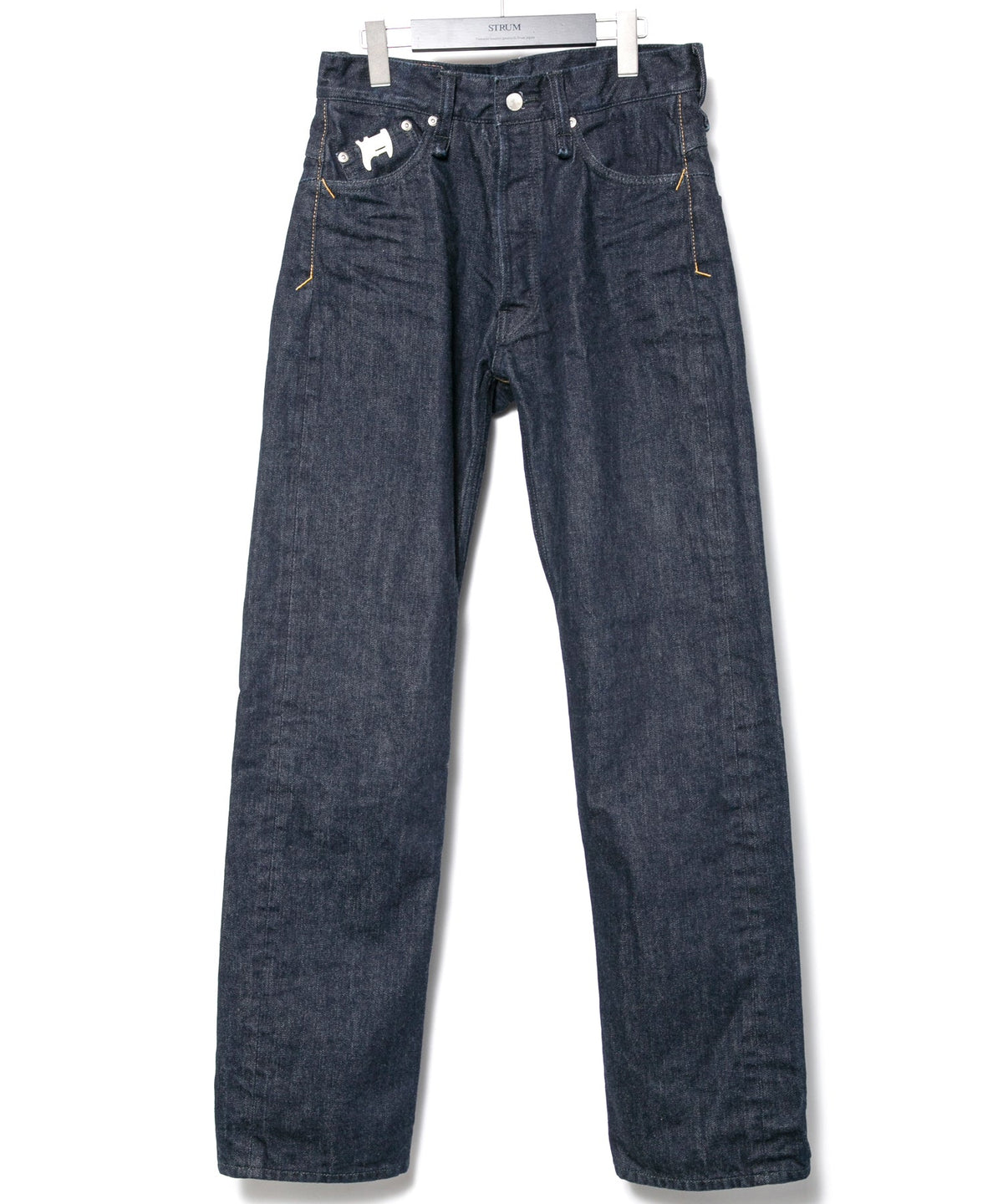 14oz ディープブルー ヘビーセルヴィッチ デニム 1977 レギュラーストレート ワンウォッシュ加工 - INDIGO