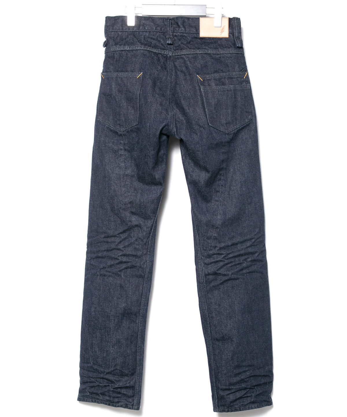 14oz ディープブルー ヘビーセルヴィッチ デニム 1977 レギュラーストレート ワンウォッシュ加工 - INDIGO