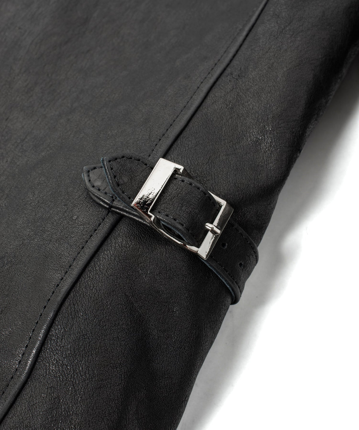 フルタンニン ピット鞣し シュリンク ホースハイド REDWOOD スポーツジャケット - BLACK-7