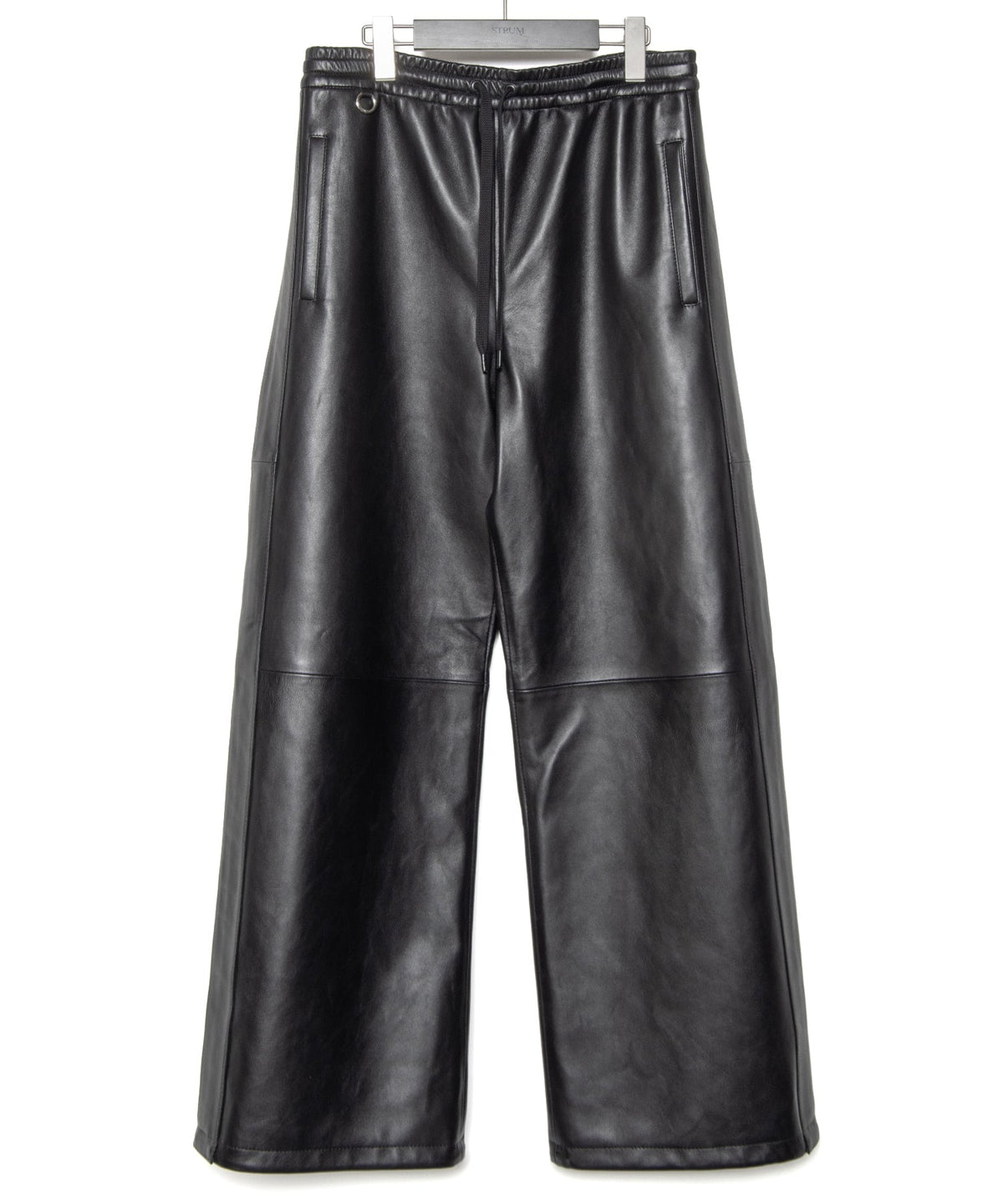 スペイン エントレフィーノ ラム LIVITY トラックワイドパンツ - BLACK